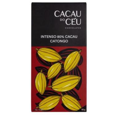 Imagem de Chocolate 80% Cacau Catongo Cacau do Céu 80g