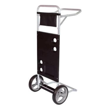 Imagem de Carrinho de Praia Mor Preto Vira Mesa Cabe 6 cadeiras