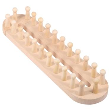 Imagem de Moldura de madeira para cobertores faça você mesmo, 46,5 cm, estrutura estável e forte capacidade de carga, máquina de tricô para cobertores, cobertores de sofá, corredores de cama, xales