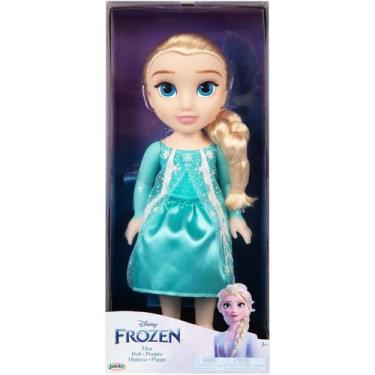 Imagem de Boneca Toddler Frozen Elsa 38 cm Disney Princesas Multikids