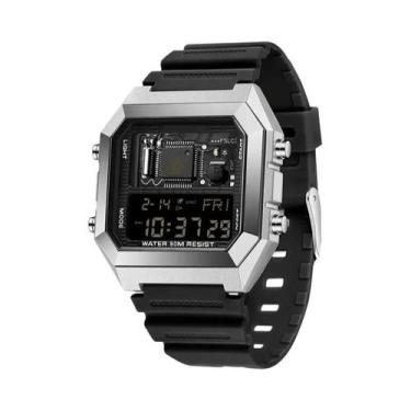 Imagem de Relógio Esportivo Digital Multifuncional À Prova D'Água Para Homens SA
