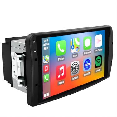 Imagem de Para Ford F150 Radio Upgrade 1997-2003, F250 F350 1998-2008, rede 4G, sistema estéreo de CPU de 8 núcleos, tela sensível ao toque QLED, Carplay e Android Auto, câmera de backup gratuita