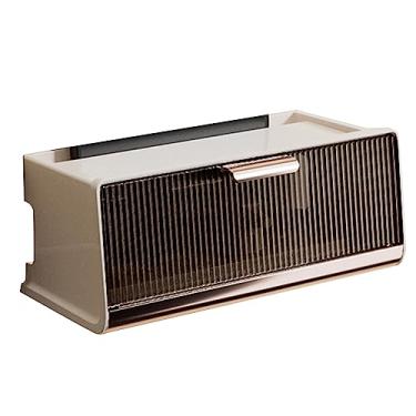 Imagem de TOPINCN Caixa de Armazenamento de Roteador WIFI Montada na Parede, Caixa Organizadora de Cabos de Grande Capacidade Com Tampa, de Gerenciamento de (Bege Tamanho Médio 30x13,5x12,5cm/11,8x5,3x4,9in)