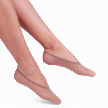 Imagem de Meia lupo sapatilha fio 40 ref:05520-001 feminino, Po de arroz, 34/9