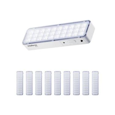 Imagem de Kit 10 Luminária De Emergência 30 LEDS LEA31 Intelbras