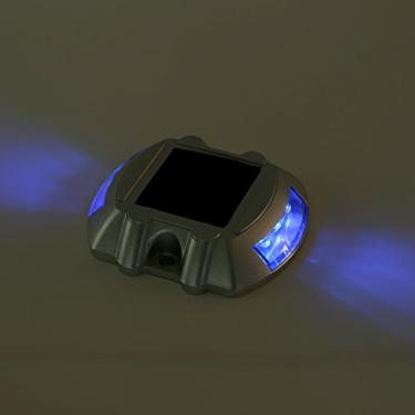 Imagem de ZJchao Fundição de Alumínio Energia Solar água 6 Lâmpada Led Sem Fio Ao Ar Livre Estrada Entrada Luz para Quintal Jardim Pátio (BLUE)