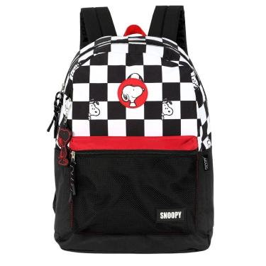 Imagem de Mochila Escolar Costas Snoopy  Ms49721 - Vermelho