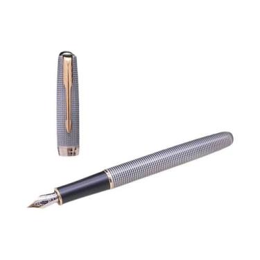 Imagem de Caneta-tinteiro JINHAO 75 De Aço Tungstênio Preto Com Ponta De Pena Xa