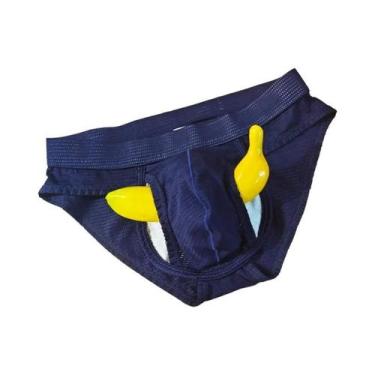 Imagem de Cueca Masculina Em Malha Respirável Com Abertura Frontal E Compartimen