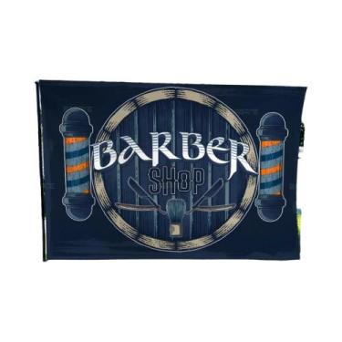 Imagem de Barbearia Retro Impresso Grande Bandeira, Arte, Ficção Científica, Qua
