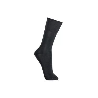 Imagem de Meia Social Lupo Clássica Masculina 1100, Preto, Único