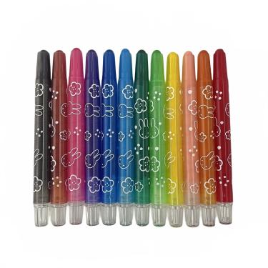 Imagem de Conjunto 12 Giz de Cera School Basics