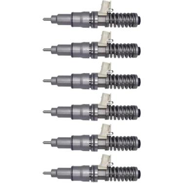 Imagem de 6 peças injetor de combustível 21340612 VOE21340612 serve para motor Volvo D13 MD11 MD13 caminhão 3132 3503 3505