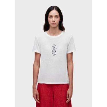 Imagem de T-shirt casa da âncora OSKLEN-Feminino