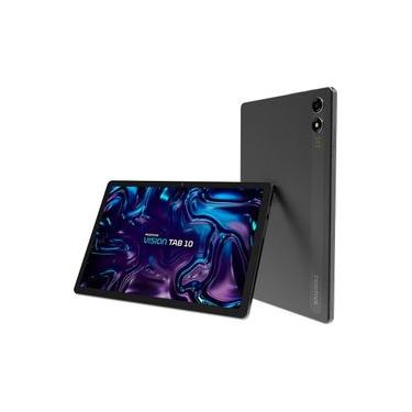 Imagem de Tablet Positivo Vision10 com Tela 10.1" 128GB, WiFi e 4GB RAM, Câmera Frontal 5MP, Câmera Traseira 8MP, Android 13 e Processador Octa-Core - Preto