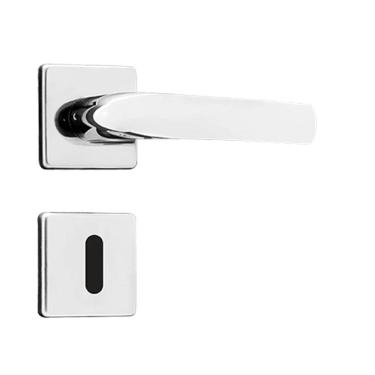 Imagem de Conjunto De Fechadura Interna 1700 Viena Cromado - 94463 - Silvana