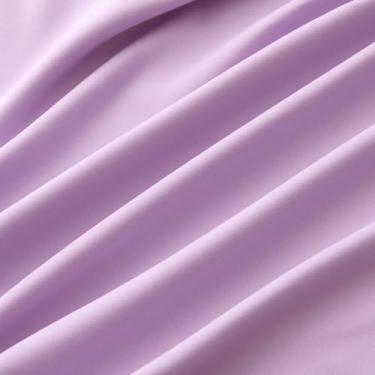 Imagem de Sewdudely Tecido de microfibra da The Yard, 147 cm de largura roxo claro forro tecido para costura, cortinas, roupa de cama, roupas, artesanato DIY (1 jarda)