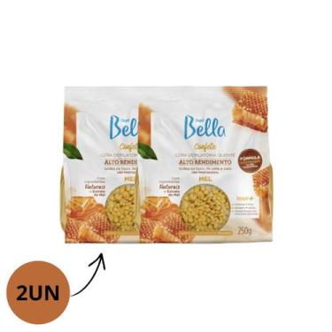 Imagem de Kit Depil Bella Cera Confete Mel 250g 2/Un