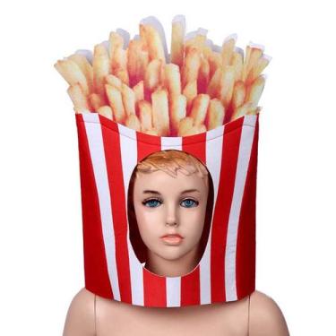 Imagem de Design engraçado de balde de pipoca com batatas fritas para adultos - 