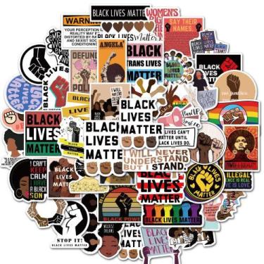 Imagem de Pacote de adesivos Black Girl Magic Empowerment Afro Woman x50 - yiwei