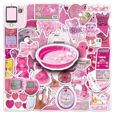 Imagem de Pacote de adesivos Y2K Aesthetic 50 unidades para adolescentes e menin