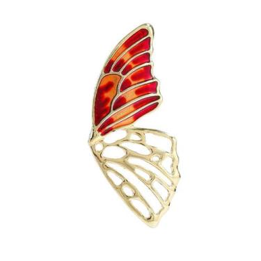 Imagem de Broche Vintage Enamel Butterfly Wing em estilo chinês - Yiweisai