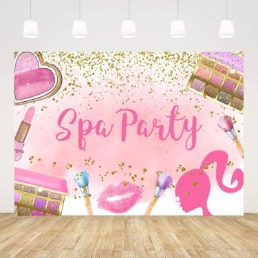 Imagem de Backdrop Ticuenicoa Make Up Spa Party 210x150cm Estúdio fotográfico