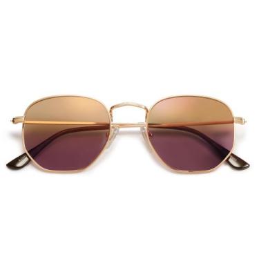 Imagem de Óculos de sol SOJOS SJ1072 quadrados pequenos polarizados para homens/