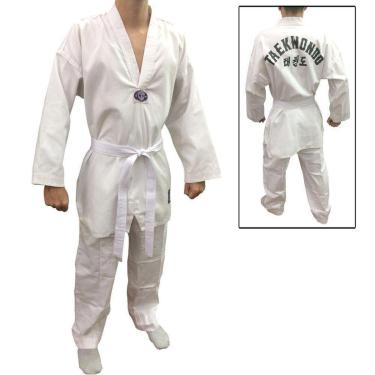 Imagem de Dobok/Kimono Taekwondo - Leve Com Faixa- Infantil - Sung Ja .-Unissex
