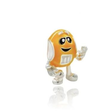 Imagem de Berloque MMs Amarelo Banho Prata pulseiras de berloques - Pulseiras e 