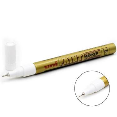 Imagem de Marcador Permanente Uni Paint Marker - PX-203 - Uni-ball, Ouro