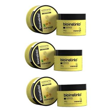 Imagem de 3xEsfoliante Corporal Bio Instinto Maracujá Renovação e Hidratação da 
