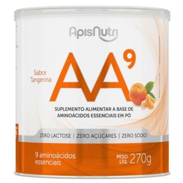 Imagem de AA9 Aminoácidos Sabor Tangerina 270g APISNUTRI