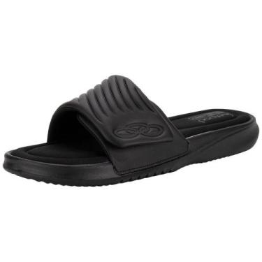 Imagem de Chinelo masculino slide melbourne 2 olympikus 54107376, Preto, 43/44