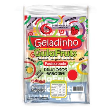 Imagem de Geladinho Gula Fruts Sortidos com 10 Unidades de 55ml cada - Gulozitos