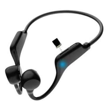 Imagem de Fone de Ouvido Esportivo sem Fio Condução Óssea Bluetooth 5.0-Unissex