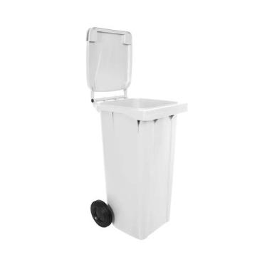 Imagem de Carrinho coletor de lixo 120 litros sem pedal - 13742 - Lar Plásticos