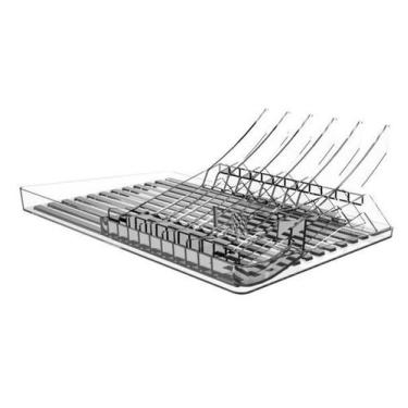 Imagem de Escorredor De Louças Pratos Talheres Copos Smart S - Crippa, Cristal