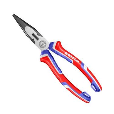 Imagem de Alicate De Bico Longo Reto Meia Cana 6 Pol. 160mm Isolado - EMTOP