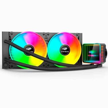 Imagem de Water Cooler Gamer C3Tech FC-W240WHRGB Branco