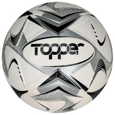 Imagem de Bola Futebol de Campo Topper Slick Colorful Unissex, Único, Branco, Pr