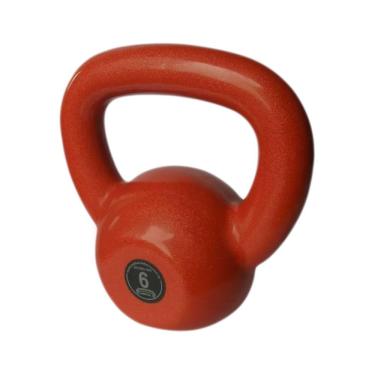 Imagem de Kettlebell Emborrachado Treinamento Funcional Fitness 6,0kg em Ferro Fundido com Pvc Anilhas Fitness
