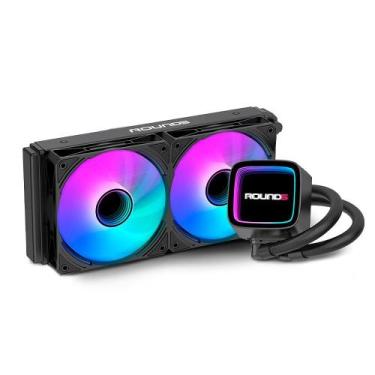Imagem de Water Cooler Gamer Round5 Eurus 240 ARGB Preto