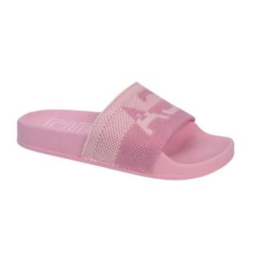 Imagem de Lilica Chinelo Slide Knit Rosa - Lilica Ripilica, 27, Rosa