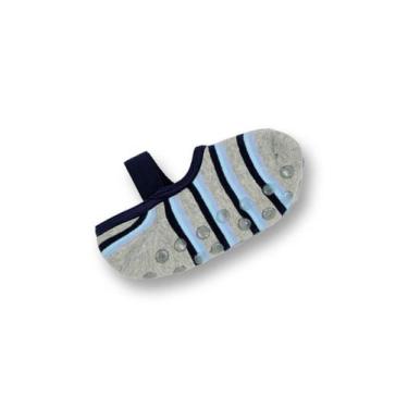 Imagem de Meia Sapatilha Infantil Kid DeMillus 200685, Cinza listrada, A