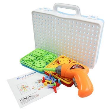 Imagem de Kit Ferramenta Infantil de Montar Brinquedo de Montagem Criativo 106 Pecas com Parafusadeira Toys & Toys