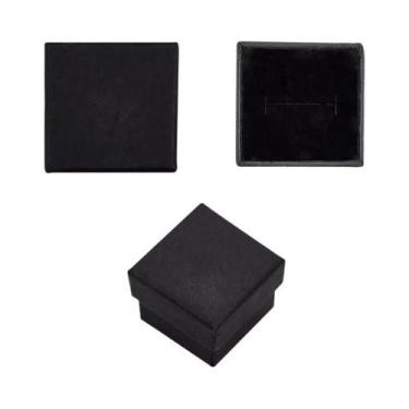 Imagem de 16 Peças De Caixas De Joias De Papelão Kraft, 2,75x2,75x1 Polegadas, P