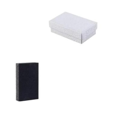 Imagem de 16 Peças De Caixas De Joias De Papelão Kraft, 2,75x2,75x1 Polegadas, P