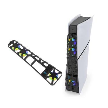 Imagem de Cooler Externo Ventilador Ps5 Slim Disco Digital Resfriamento Dobe TP5