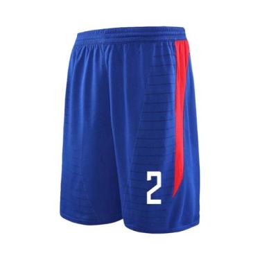 Imagem de Shorts De Basquete Esportivos Multicoloridos E Respiráveis Para Menino